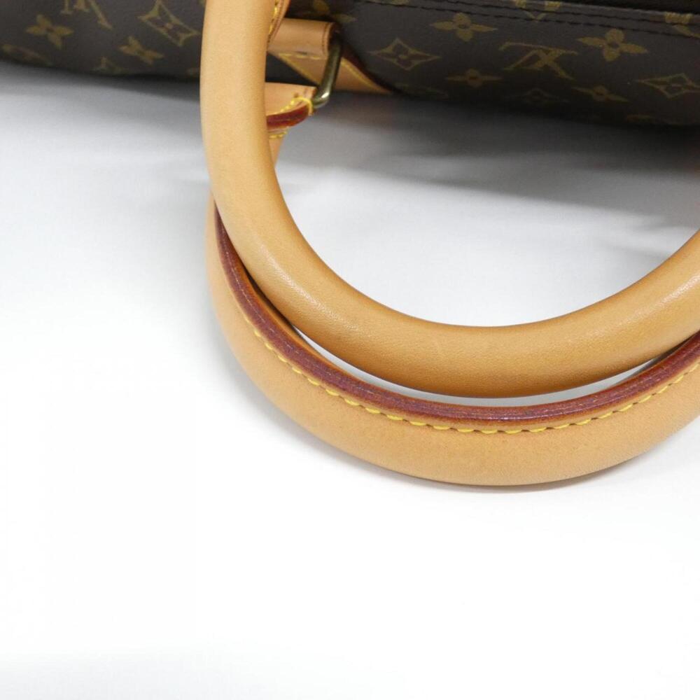 LOUIS VUITTON Brown Monogram Keepall 55 Boston Bag - Picture 8 of 10